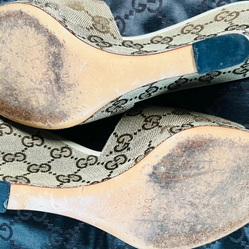 Gucci Wedge Sandals - Picture 7 of 8